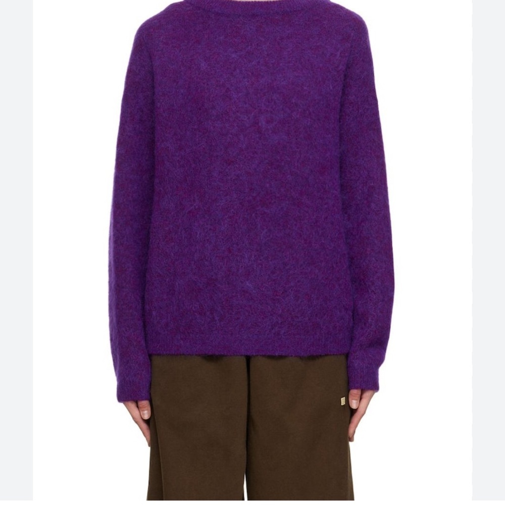 Acne Studios oversized purple mohair sweater